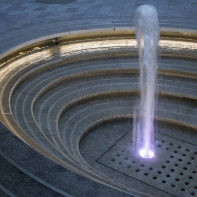 Muschelförmige springbrunnen, Balatonfüred