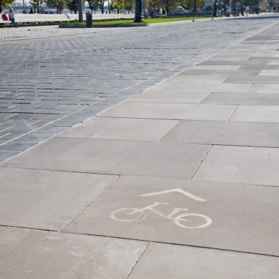 Bike path - Várkert Bazár, Budapest