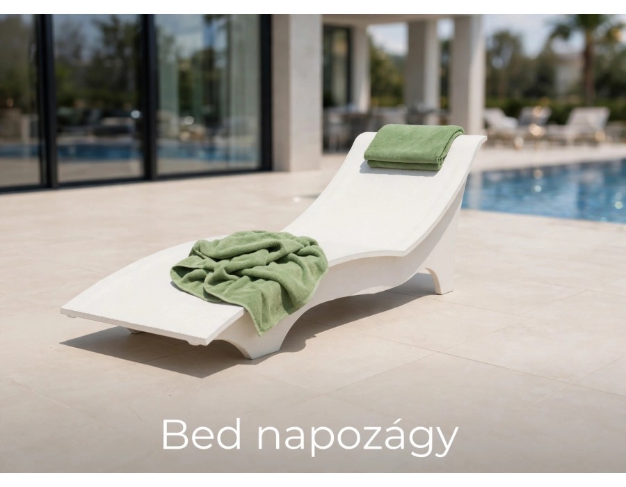 Beton napozóágy - Bed