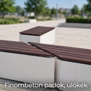 Seafood - Fine concrete benches, seats