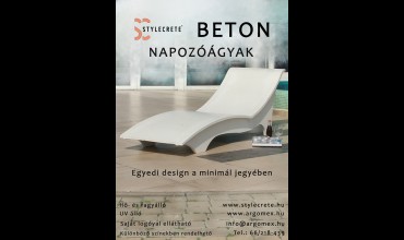 Beton napozóágy